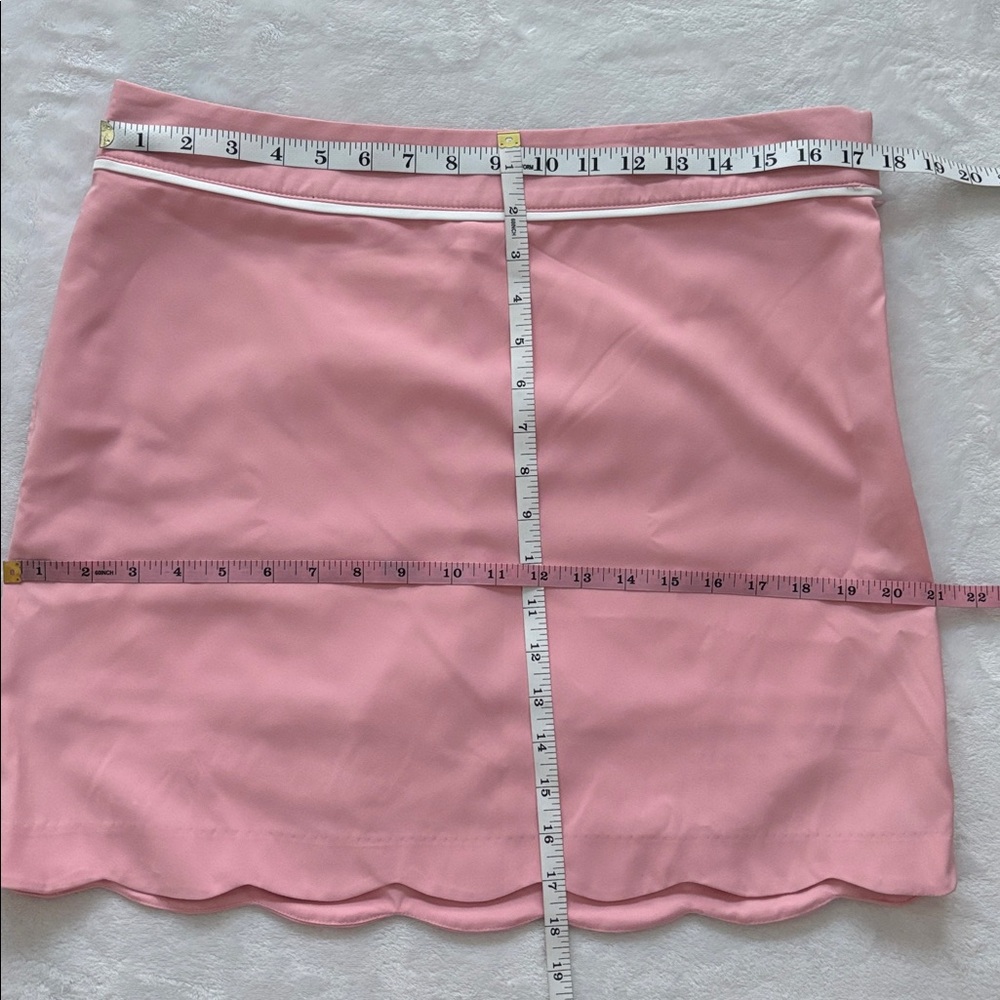 IZOD Sawgrass Candy Pink Scalloped Hem Golf Skort--NWT--10 - Picture 14 of 15